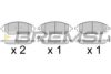 BREMSI BP3599 Brake Pad Set, disc brake